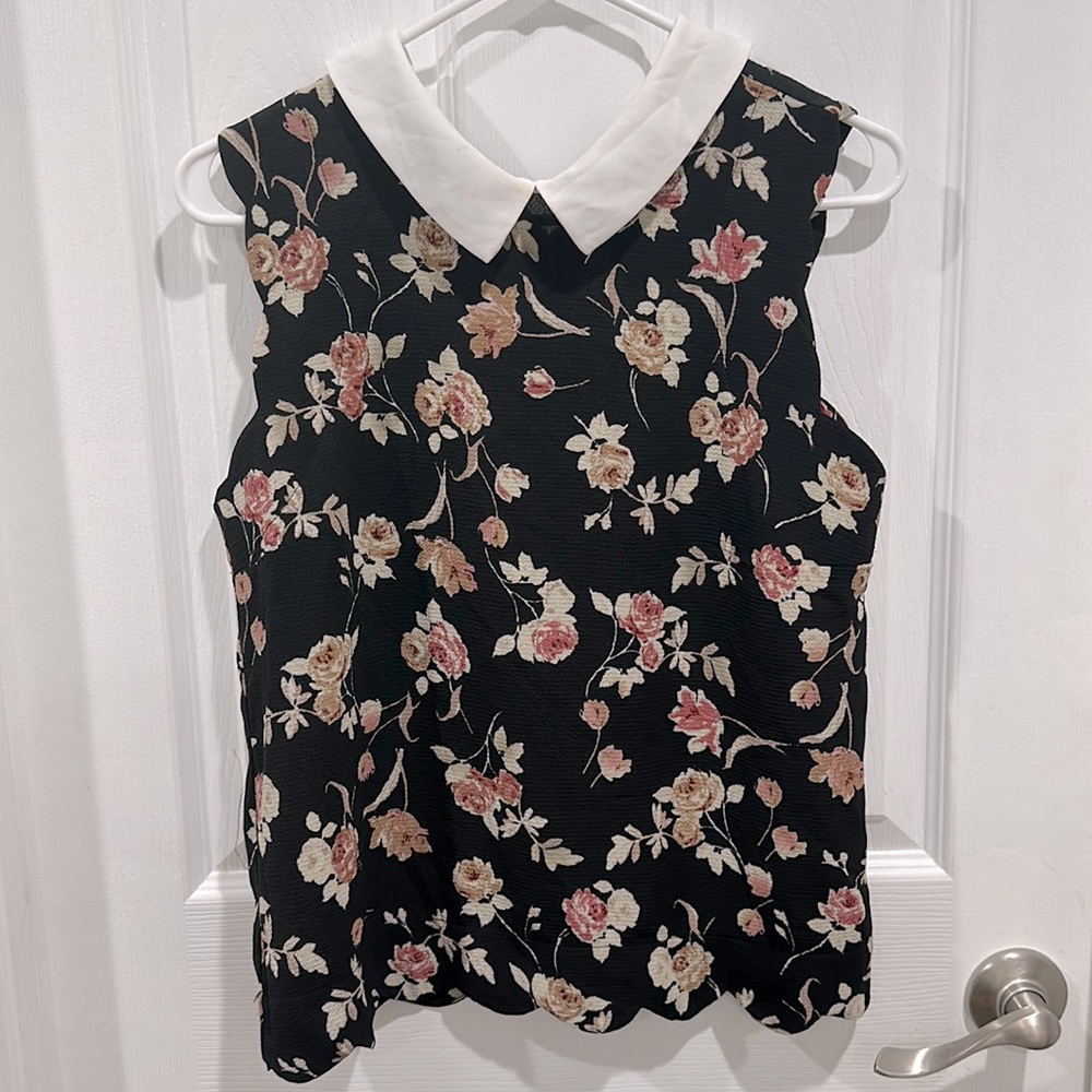 Rags To Wishes flower blouse
